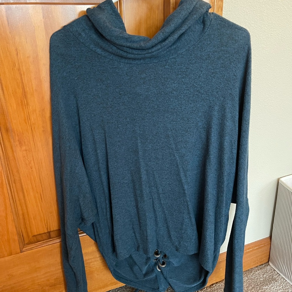 Cowl Neck Long Sleeve